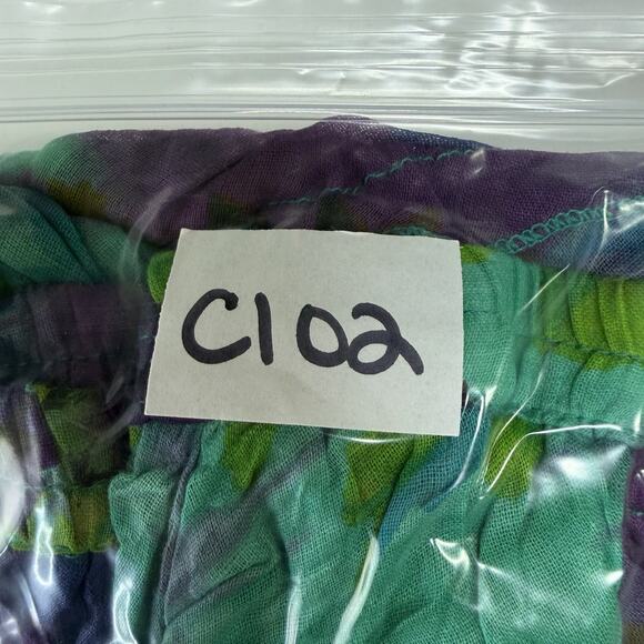 Vtg Y2K XL Maxi Skirt Tiered Gauze Boho Cotton Cottagecore Floral Prairie Gypsy - Picture 9 of 9